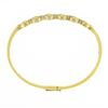 Image 6 : 6.5" 14k Yellow Gold 0.60 ctw Diamond Polished Open Bangle Bracelet w/ Clasp