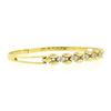 Image 7 : 6.5" 14k Yellow Gold 0.60 ctw Diamond Polished Open Bangle Bracelet w/ Clasp