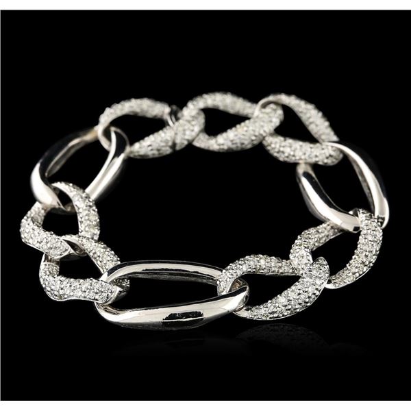 3.59 Diamond Bracelet - 18KT White Gold