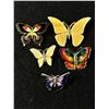 Image 1 : 5 Pretty Butterfly Broaches