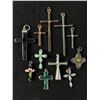 Image 1 : Lot of 11 Cross Pendants