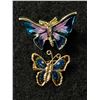 Image 8 : Lot of 7 Pretty Butterfly Broaches