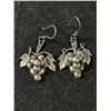 Image 1 : Sterling Silver Grape Earrings