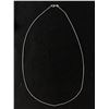 Image 1 : Sterling Silver Chain 24" Long