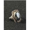 Image 1 : Sterking Silver Ring Black Alaskan Dimaond, Size 5