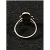 Image 2 : Sterling Silver Ring Black Alaskan Diamond Size 4
