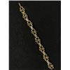 Image 2 : Designer Signed JBK Leapard Print Faux Diamond Gold Bracelet