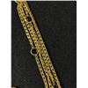 Image 2 : Unsigned "Goldette" Designer Gold Amethyst Crystal Necklace