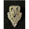 Image 2 : Pair of Genine Art Deco Rhinestone Dress Clios C.1930s