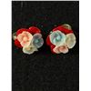 Image 2 : Antique Celluloid Flower Necklace Beauty