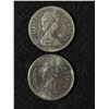 Image 5 : 2 Vintage Canadain $1 Coins & 2 - 50cent Coins
