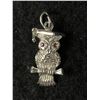 Image 2 : 2 Pcs Of Sterling Ring & Pendant. Both Are "Owls"