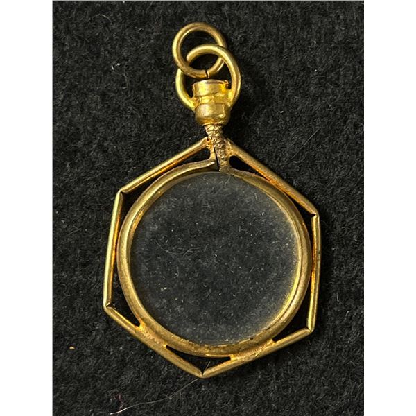 Unusual Early 1900's Photo Locket/Pendant (Unscrews & Opens Up)
