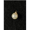 Image 2 : 2  10K Gold w/ Genuine Pearls Pendants (Tested)