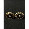 Image 1 : Good Pair Of 1960's-70's Diamond LookCufflinks