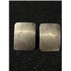 Image 1 : Pair Of Modernist Sterling Earrings