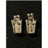 Image 2 : Beautiful Pair Of Sterling, Marchsite & Cubic Earrings