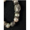 Image 7 : 3 Heavy & Solid Silver Beads & Pearls Stretch Bracelets, All Good To Wear