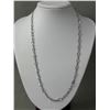 Image 3 : Nice Sterling Silver Links Necklace, 24" Length