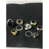 Image 3 : A Variety Of Vintage Rings, Some Sterling Silver