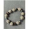 Image 4 : 5 Vintage Wood/Volcanic Ash & Others Beads Bracelets