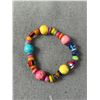 Image 5 : 5 Vintage Wood/Volcanic Ash & Others Beads Bracelets