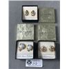 Image 1 : 3 Pairs Of "Fifth Avenue" Earrings In Original Box. 1960's-70's