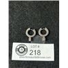 Image 2 : Pair Of Heavy Quality Sterling Modernist Earrings