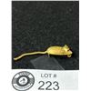 Image 2 : Very Cute 1960's "Germany" Gold Mouse Brooch