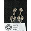 Image 2 : Nice Pair Of Sterling Silver Filigree Earrings