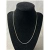 Image 2 : Nice Quality Italian Sterling Silver Rope Necklace/Chain