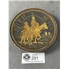 Image 2 : Antique Etched Gold Inlay Ashtrays
