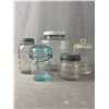Image 1 : Lot of Vintage Glass Jars, Atlas Canning Etc