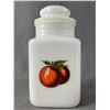 Image 2 : Lot of Vintage Glass Jars, Milk Glass etc