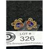 Image 2 : Vintage Sterling Royal Canadian Navy Screw Back Earrings
