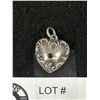 Image 2 : Antique Sterling Heart w/ Small Stone and Sterling Barrette