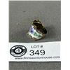 Image 2 : Pretty Vintage Sterling Vargas Cigar Wide Band Ring
