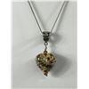 Image 2 : Nice Sterling Silver Necklace w/ Pendant