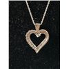 Image 3 : 2.59 g 10K White Gold Necklace and Pendant