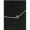 Image 4 : 2.59 g 10K White Gold Necklace and Pendant