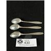 Image 2 : 3 Small International Sterling Silver Spoons 30.23 g