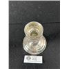 Image 2 : Very Nice Sterling Silver Weighted Candle Stick Total Weight 257.8 g