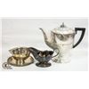 Image 1 : ESTATE SILVER COFFEE POT & SILVER SERVING PIECES