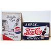 Image 1 : NEW METAL PEPSI SIGNS 8 INCHES X 12 INCHES