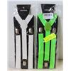 Image 1 : 2 PCS MENS SUSPENDERS ELASTIC ADJUSTABLE Y BACK