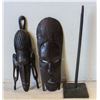 Image 1 : HANDCRAFTED WOODEN TRIBAL AFRICAN MASK SET