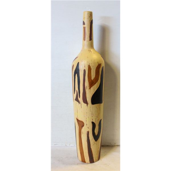 CERAMIC VASE WITH DESIGN 60 CM TALL