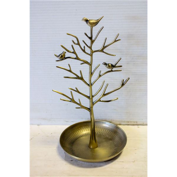 BRASS JEWELRY STAND