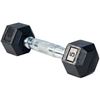 Image 1 : NEW 5LB RUBBER HEX WEIGHT DUMBBELL