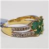 Image 2 : JP105-238 SILVER WHITE TOPAZ EMERALD(2.7CT) RING